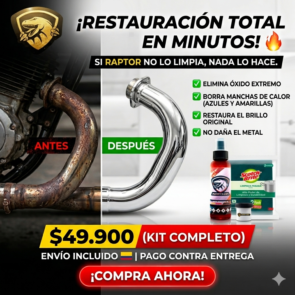 anticorrosivo raptor para exostos y metales kit restaurador